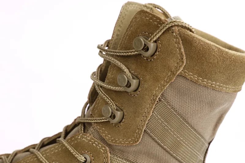EM7216 “rattlesnake”8”High Top Desert Boots construction detail 1