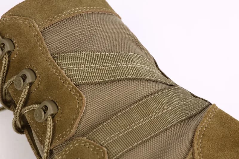 EM7216 “rattlesnake”8”High Top Desert Boots construction detail 5