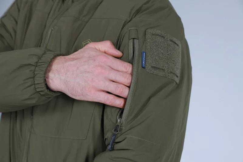 EMB06002 Seal Insulated Jacket construction detail 2