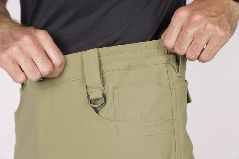 EMB9754 Antelope Tactical Softshell Pants construction detail 1