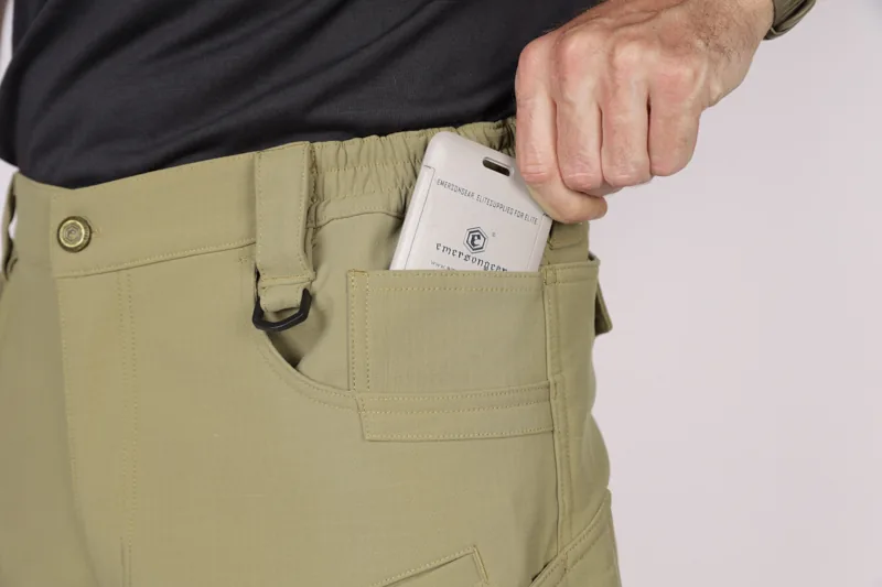 EMB9754 Antelope Tactical Softshell Pants construction detail 2