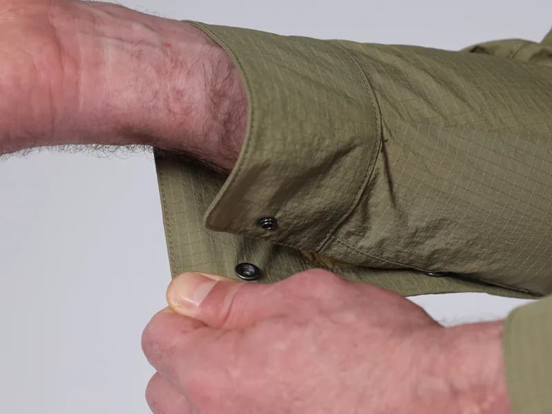 EMB9782 Flying Squirrel Lightweight Shirt construction detail 3