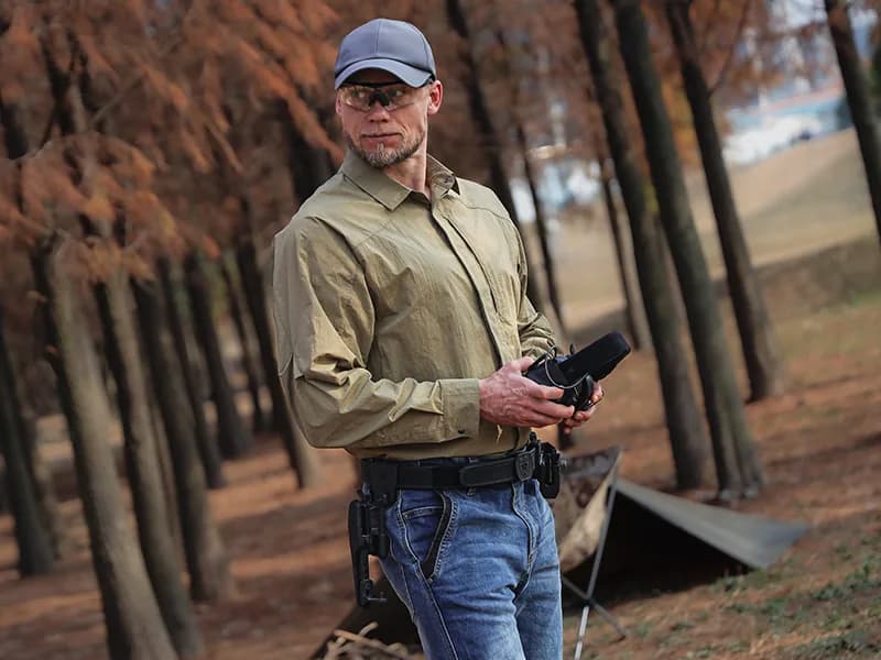 EMB9782 Flying Squirrel Lightweight Shirt application scene 2