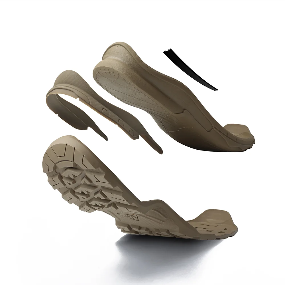EVA midsole system detail on EMB9656 Walker tactical boots