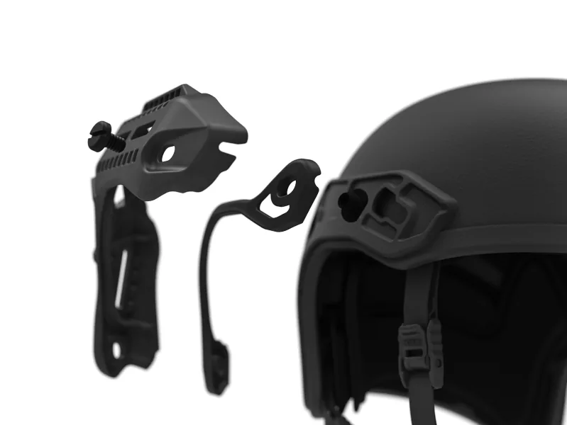 EM9201 MK Style Helmet construction detail 2