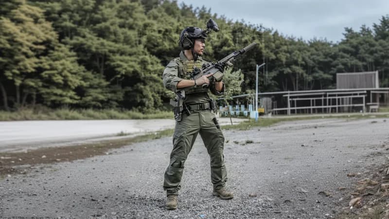 EM9477 E4 Tactical Pants application scene 1