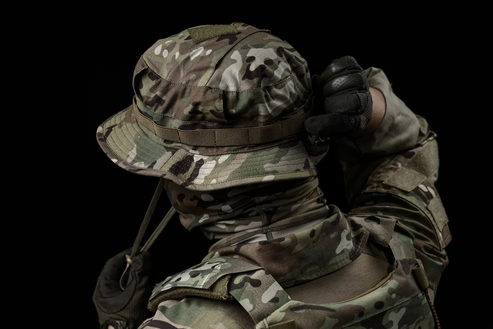 EM9681 Tactical Short Brim Boonie Hat application scene 3