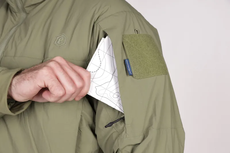 EMB9751 COD Functional Coat construction detail 1
