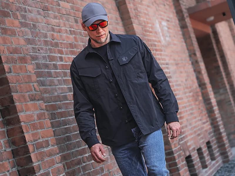 EMB9781 Predator Tactical Shirt application scene 2