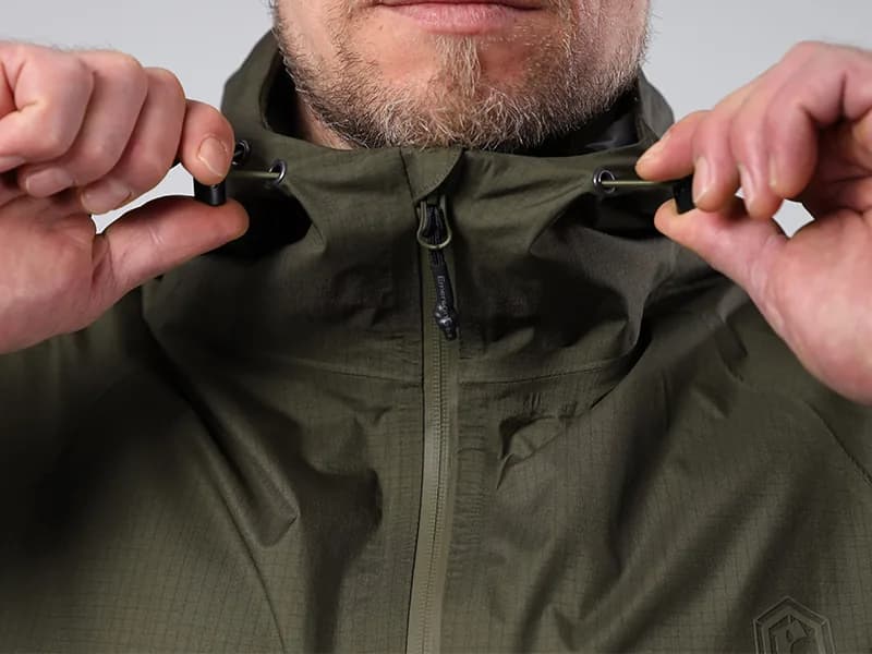 EMB9783 Agouti Ultra-Light Jacket construction detail 3